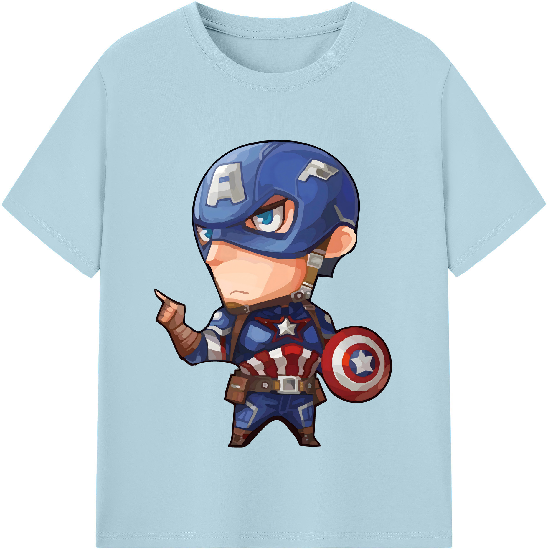（画像用） アベンジャーズ The Avengers 綿100％半袖Tシャツ（フロントプリント）